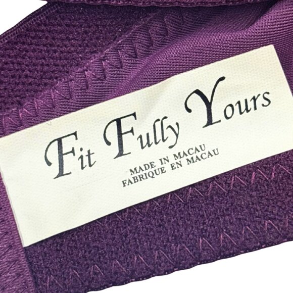 ⭐ NWT Fit Fully Yours Smooth Sweetheart Bra • Deep Purple • 36D ⭐ - Picture 4 of 7